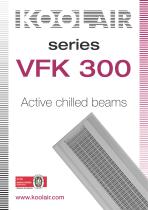 Active chilled beams – Series VFK 300 - 1