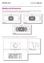 Adjustable blades swirl diffusers – DFRA OV - 4