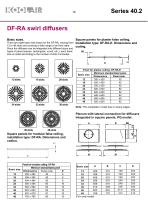 Adjustable blades swirl diffusers – Series 40.2 - 15