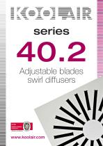 Adjustable blades swirl diffusers – Series 40.2 - 1