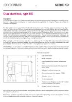 Air Volume Boxes – Series KD - 3