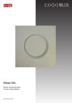 Circular diffusers – DCL - 1