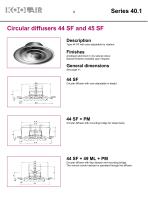 Circular diffusers – Series 40.1 - 7