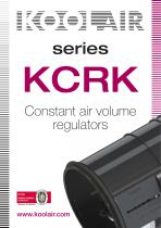 Constant air volume regulators – KCRK - 1