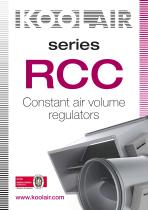 Constant air volume regulators – Series RCC - 1