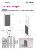 Displacement diffusers – Series S-90 - 13