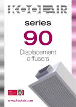 Displacement diffusers – Series S-90 - 1