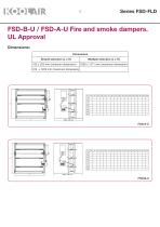 Fire and smoke dampers UL Approval – FSD-FLD - 5