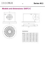 Fixed blades swirl diffusers – Series 40.3 - 11