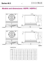 Fixed blades swirl diffusers – Series 40.3 - 12