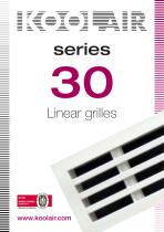 Linear grilles – Series 30 - 1