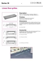 Linear grilles – Series 30 - 4