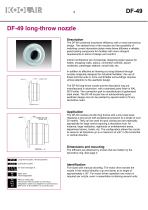 Long-throw nozzles – DF 49 - 3