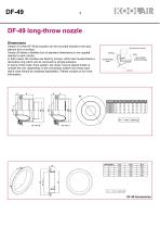 Long-throw nozzles – DF 49 - 4