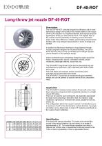 Long-throw nozzles – DF 49 ROT - 3