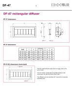 Long-throw rectangular diffusers – DF 47 - 4