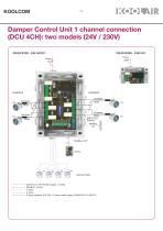 Motor-driven fire damper monitoring systems – KOOLCOM - 12