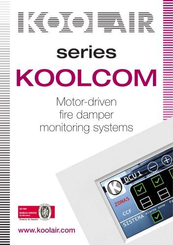 Motor-driven fire damper monitoring systems – KOOLCOM