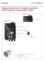 Motor-driven fire damper monitoring systems – KOOLCOM - 8