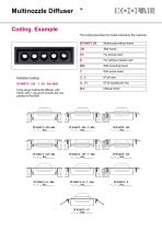 Multinozzles diffusers – DF49MT3 - 18