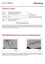 Passive chilled beams – VPK - 7