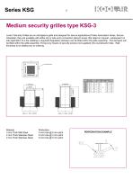 Security grilles – KSG - 8