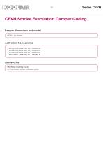 Series CEVH Smoke Evacuation Damper - 11