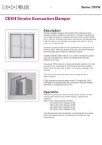 Series CEVH Smoke Evacuation Damper - 3