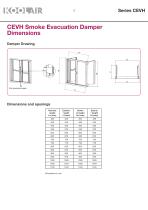 Series CEVH Smoke Evacuation Damper - 5