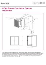 Series CEVH Smoke Evacuation Damper - 6