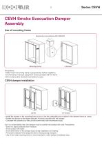 Series CEVH Smoke Evacuation Damper - 7