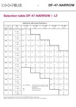 Series DF-47 NARROW Linear nozzles with a medium-to-long throw - 11