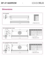 Series DF-47 NARROW Linear nozzles with a medium-to-long throw - 4