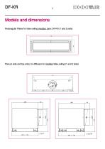 Series DF-KR Linear diffusers in plate - 4