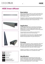 Series HIDE Linear slot diffusers - 3