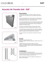 Series KAT Acoustic air transfer units - 3