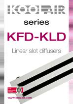 Series KFD-KLD Linear slot diffusers - 1