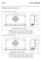 Series KLR Linear slot diffusers - 4