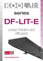 series Linear hidden-slot diffusers www.koolair.com DF-LIT-E - 1