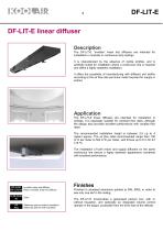 series Linear hidden-slot diffusers www.koolair.com DF-LIT-E - 3