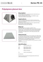 Series PE-45 Polystyrene plenum boxes - 3