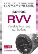 Series RVV Variable flow rate controllers - 1