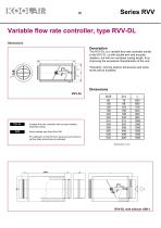 Series RVV Variable flow rate controllers - 27