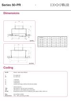 Square perforated face diffusers – Series 50-PR - 4