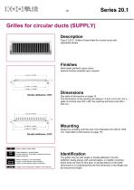 Supply grilles – Series 20.1 - 11