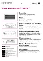 Supply grilles – Series 20.1 - 3