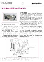 Terminal units with fan – HVFS - 3