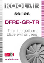 Thermo adjustables diffusors – DFRE GR-TR - 1