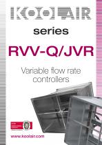 Variable flow rate controllers – RVVQ-JVR - 1