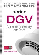 Variable geometry diffusers – DGV - 1